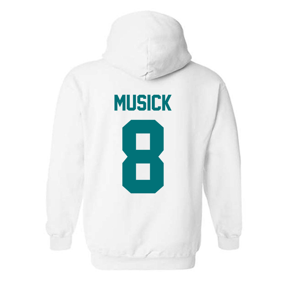 Coastal Carolina - NCAA Women's Volleyball : Kaylee Musick - Classic Fashion Shersey Hooded Sweatshirt-1