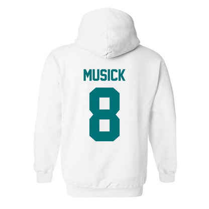 Coastal Carolina - NCAA Women's Volleyball : Kaylee Musick - Classic Fashion Shersey Hooded Sweatshirt-1