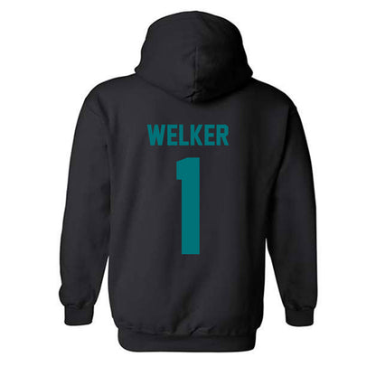 Coastal Carolina - NCAA Women's Volleyball : Hatteras Welker - Classic Fashion Shersey Hooded Sweatshirt-1