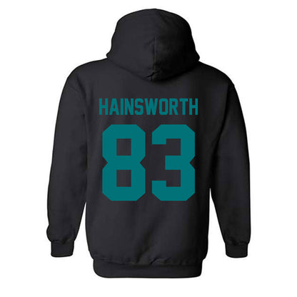 Coastal Carolina - NCAA Football : Kd Hainsworth - Classic Fashion Shersey Hooded Sweatshirt-1