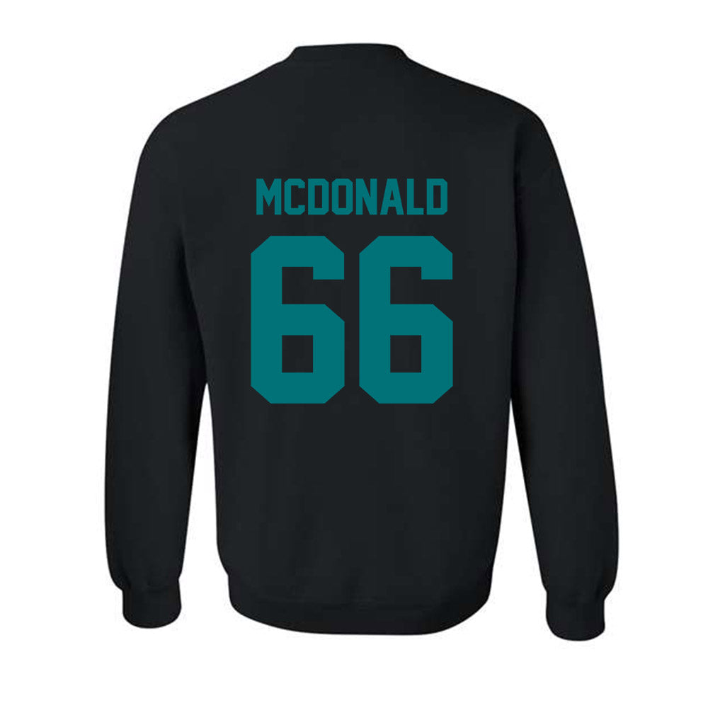 Coastal Carolina - NCAA Football : Kain McDonald - Classic Fashion Shersey Crewneck Sweatshirt-1