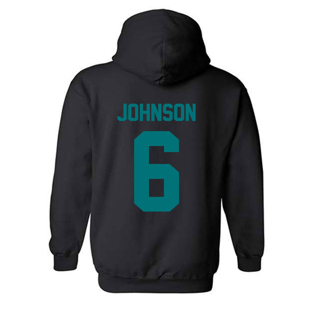 Coastal Carolina - NCAA Football : Krosse Johnson - Classic Fashion Shersey Hooded Sweatshirt-1