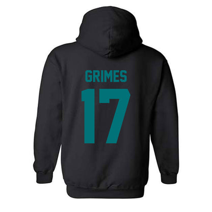 Coastal Carolina - NCAA Women's Basketball : Kinsea Grimes - Classic Fashion Shersey Hooded Sweatshirt-1