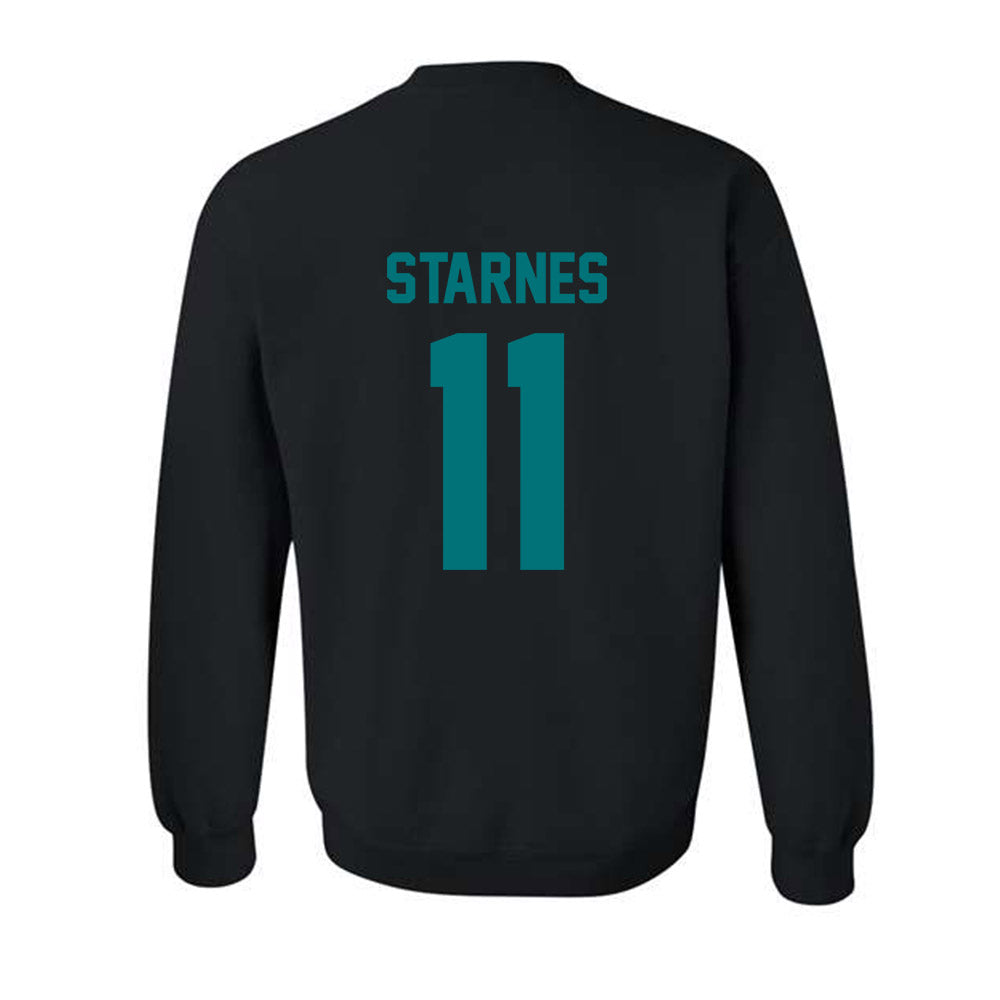 Coastal Carolina - NCAA Football : Braxton Starnes - Classic Fashion Shersey Crewneck Sweatshirt-1