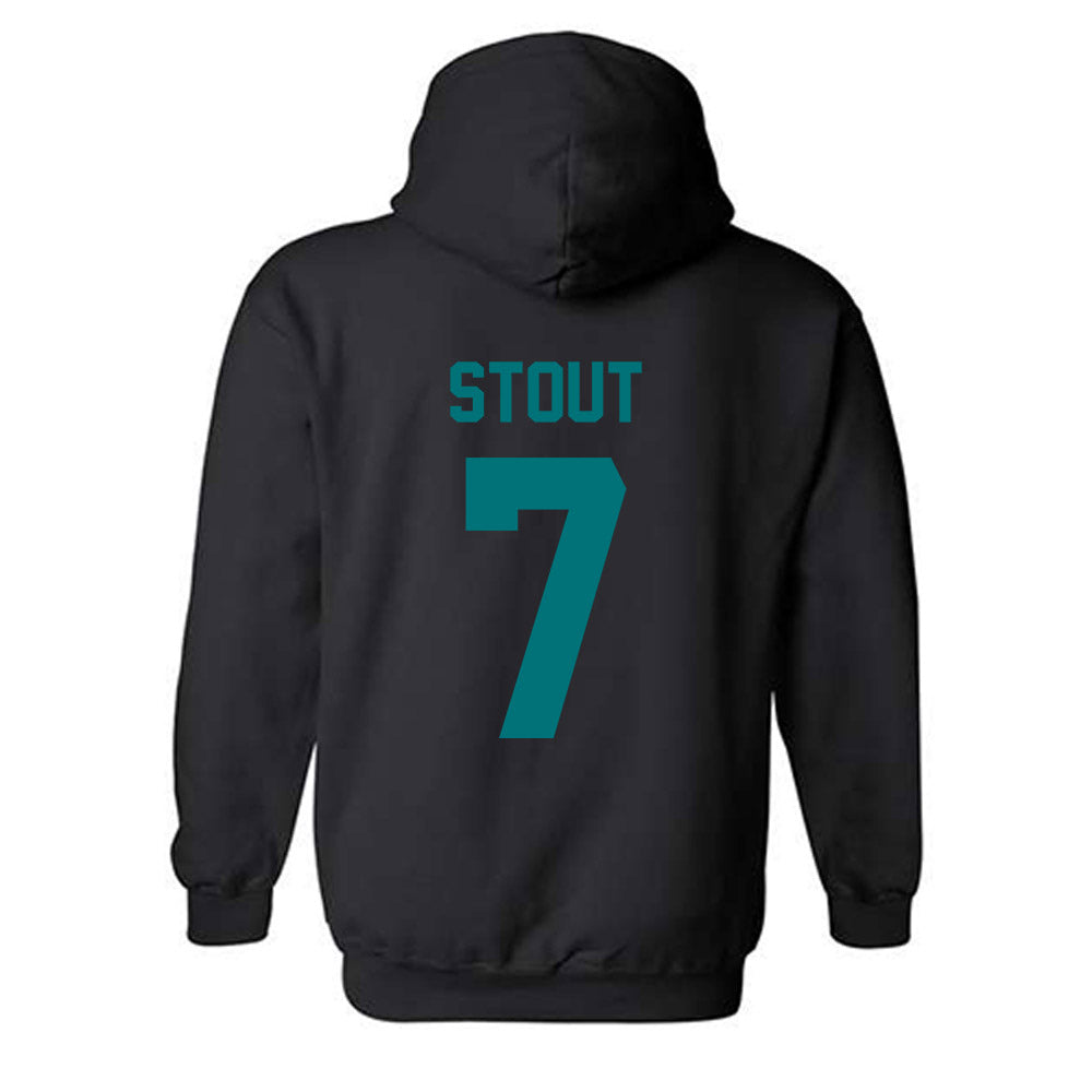 Coastal Carolina - NCAA Women's Volleyball : Jalyn Stout - Classic Fashion Shersey Hooded Sweatshirt-1