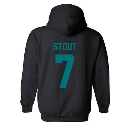 Coastal Carolina - NCAA Women's Volleyball : Jalyn Stout - Classic Fashion Shersey Hooded Sweatshirt-1