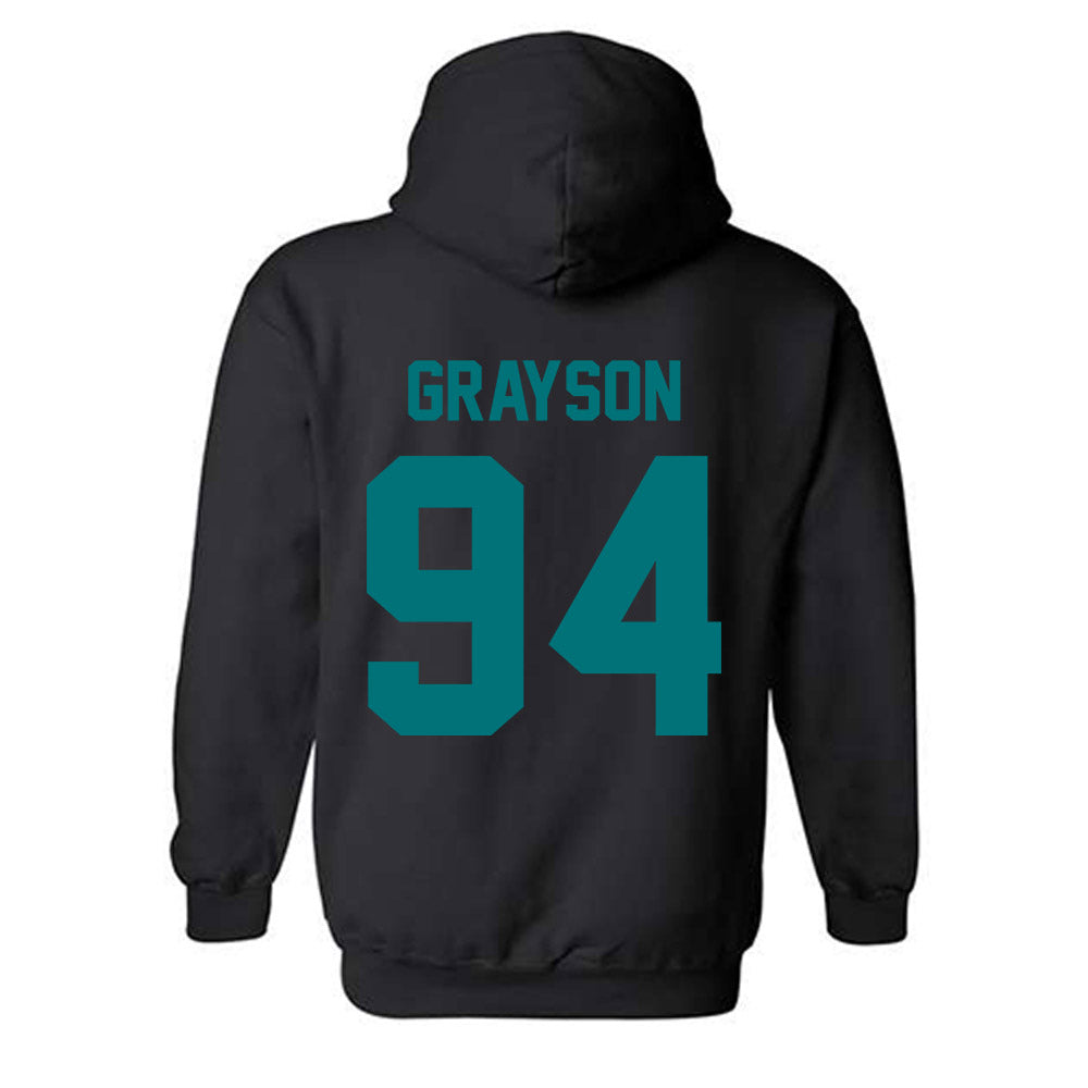 Coastal Carolina - NCAA Football : Donovan Grayson - Classic Fashion Shersey Hooded Sweatshirt-1