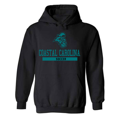 Coastal Carolina - NCAA Men's Soccer : Parker Jackson - Classic Fashion Shersey Hooded Sweatshirt-0