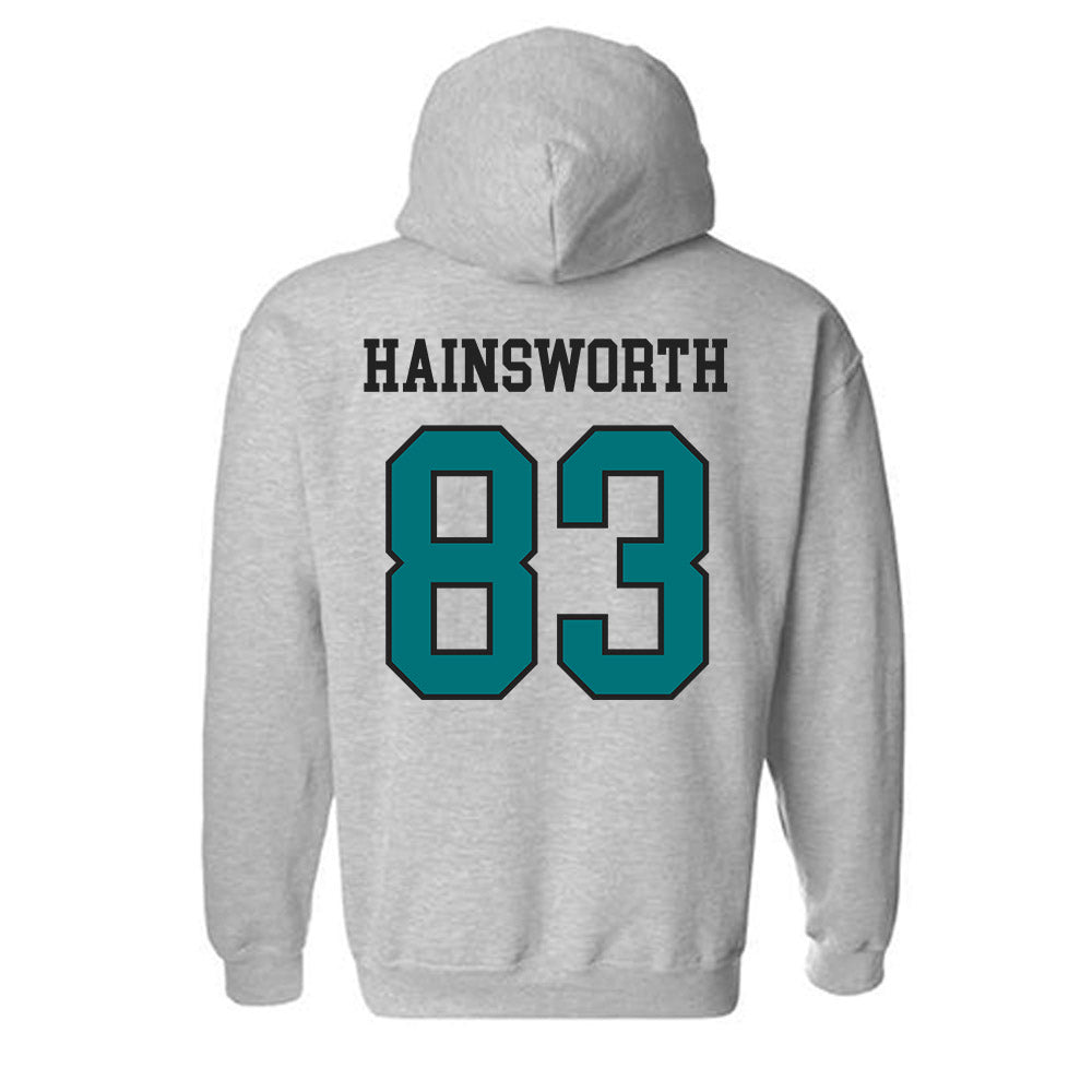 Coastal Carolina - NCAA Football : Kd Hainsworth - Classic Fashion Shersey Hooded Sweatshirt-1