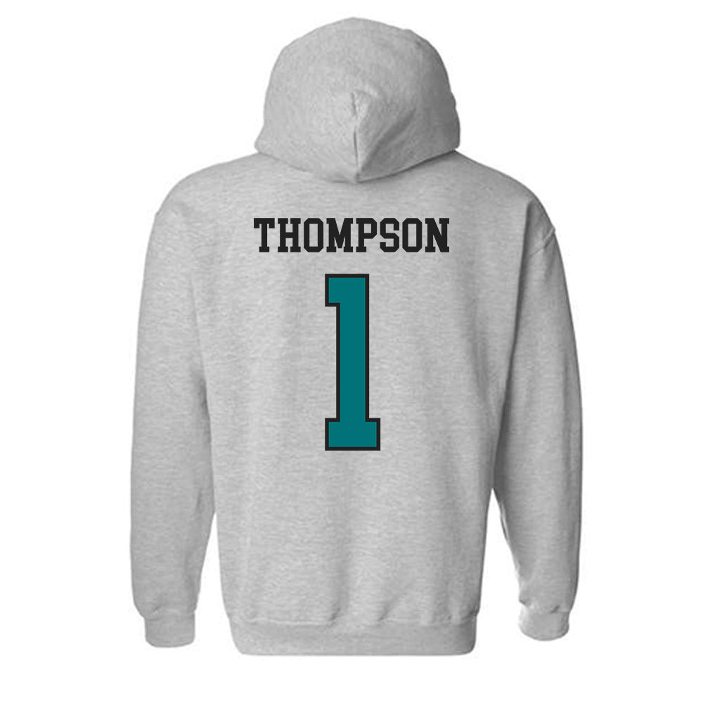 Coastal Carolina - NCAA Men's Basketball : Tristan Thompson - Classic Fashion Shersey Hooded Sweatshirt-1