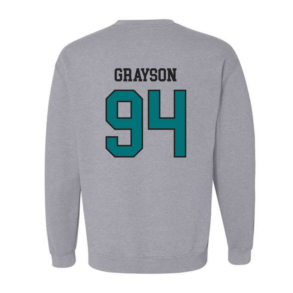 Coastal Carolina - NCAA Football : Donovan Grayson - Classic Fashion Shersey Crewneck Sweatshirt-1