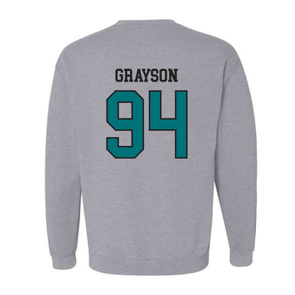 Coastal Carolina - NCAA Football : Donovan Grayson - Classic Fashion Shersey Crewneck Sweatshirt-1