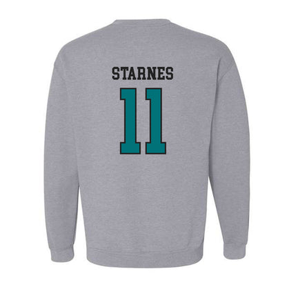 Coastal Carolina - NCAA Football : Braxton Starnes - Classic Fashion Shersey Crewneck Sweatshirt-1
