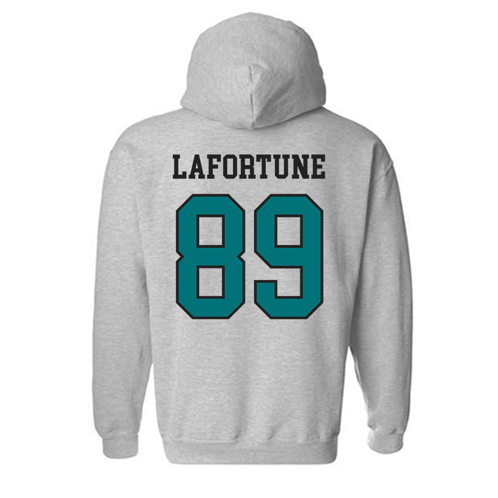 Coastal Carolina - NCAA Football : Tamarion Lafortune - Classic Fashion Shersey Hooded Sweatshirt-1