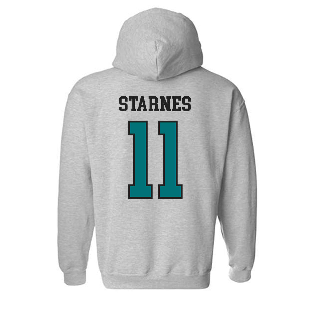Coastal Carolina - NCAA Football : Braxton Starnes - Classic Fashion Shersey Hooded Sweatshirt-1