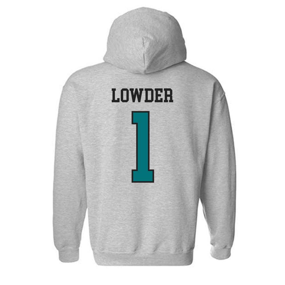 Coastal Carolina - NCAA Women's Basketball : Baylee Lowder - Classic Fashion Shersey Hooded Sweatshirt-1