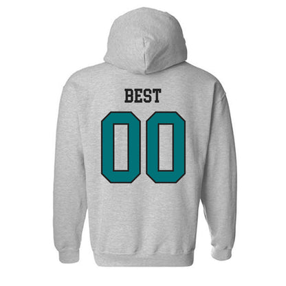 Coastal Carolina - NCAA Women's Soccer : Haley Best - Classic Fashion Shersey Hooded Sweatshirt-1