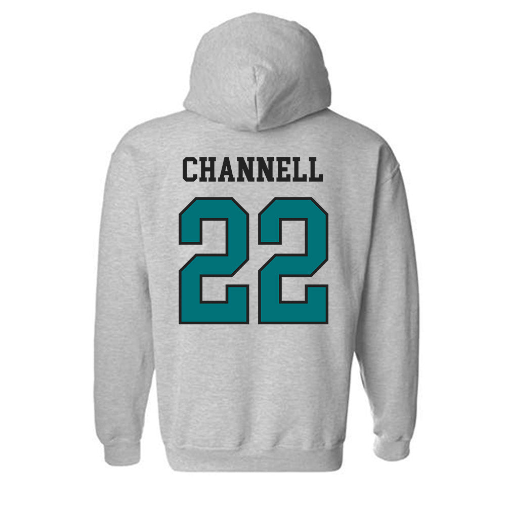 Coastal Carolina - NCAA Women's Volleyball : Kayla Channell - Classic Fashion Shersey Hooded Sweatshirt-1
