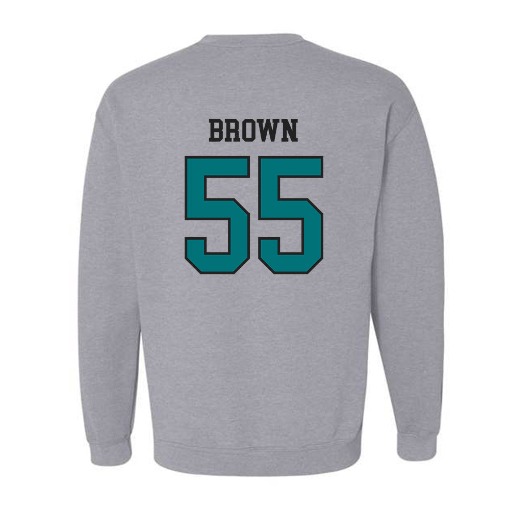 Coastal Carolina - NCAA Football : Tray Brown - Classic Fashion Shersey Crewneck Sweatshirt-1
