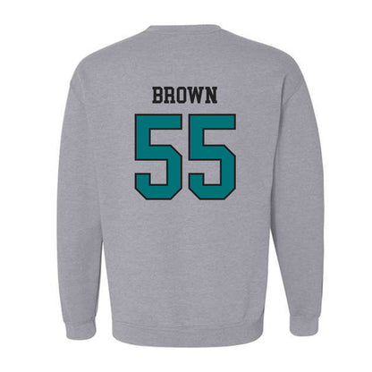 Coastal Carolina - NCAA Football : Tray Brown - Classic Fashion Shersey Crewneck Sweatshirt-1