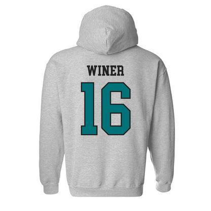 Coastal Carolina - NCAA Baseball : Jackson Winer - Classic Fashion Shersey Hooded Sweatshirt-1