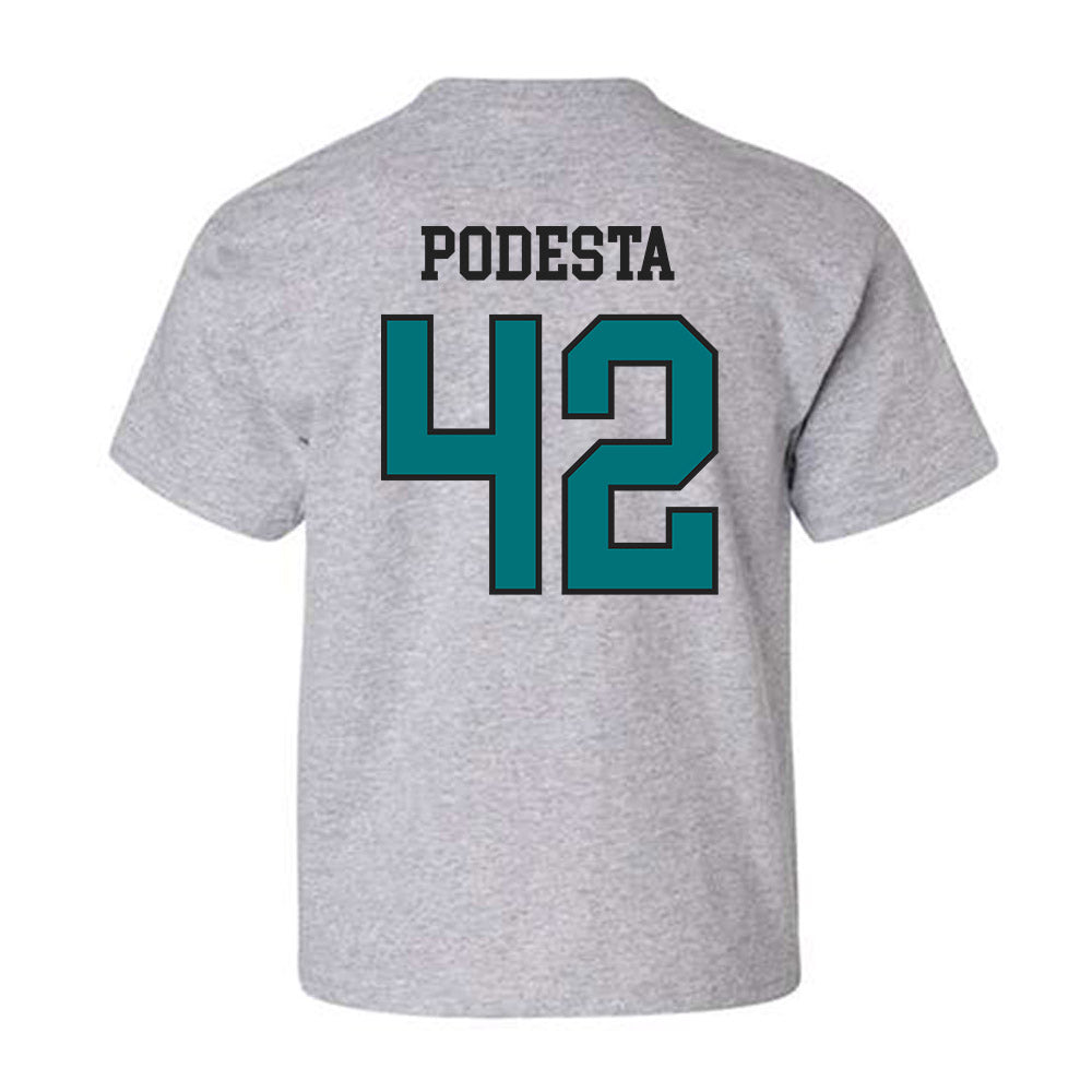 Coastal Carolina - NCAA Football : Roland Podesta - Classic Fashion Shersey Youth T-Shirt-1