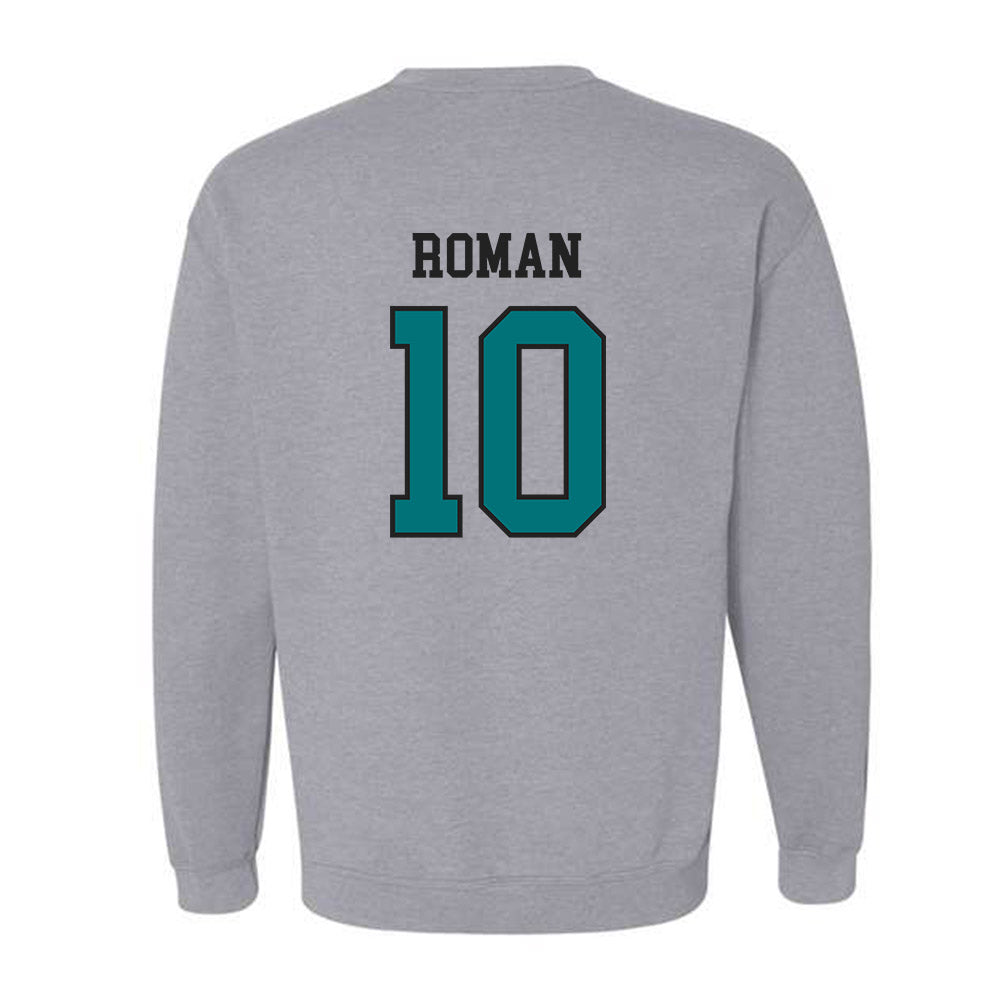 Coastal Carolina - NCAA Football : Travis Roman - Classic Fashion Shersey Crewneck Sweatshirt-1