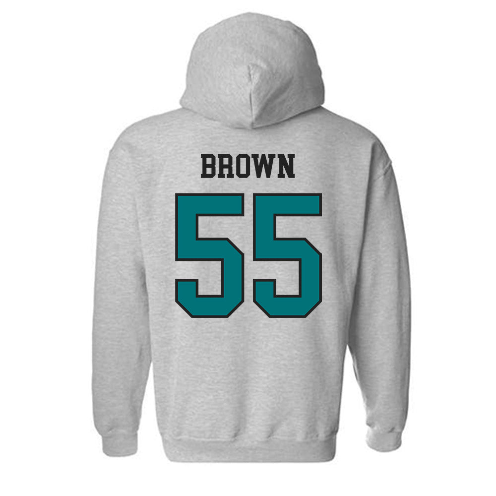 Coastal Carolina - NCAA Football : Tray Brown - Classic Fashion Shersey Hooded Sweatshirt-1