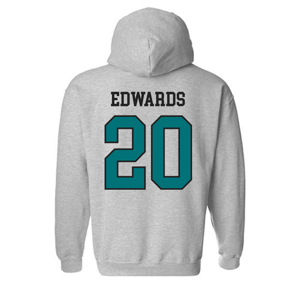 Coastal Carolina - NCAA Football : Jevon Edwards - Classic Fashion Shersey Hooded Sweatshirt-1