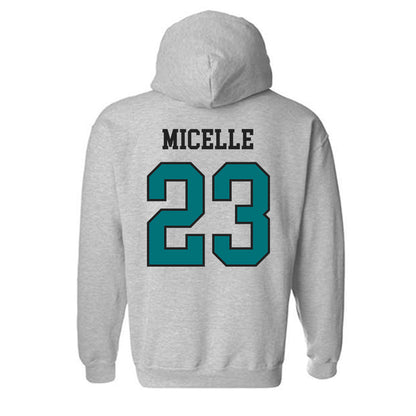 Coastal Carolina - NCAA Women's Volleyball : Becca Micelle - Classic Fashion Shersey Hooded Sweatshirt-1