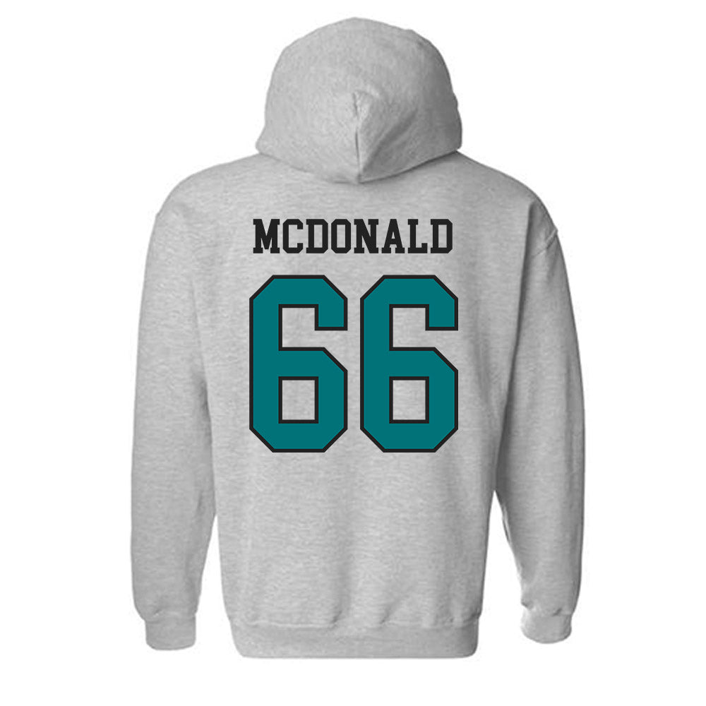 Coastal Carolina - NCAA Football : Kain McDonald - Classic Fashion Shersey Hooded Sweatshirt-1