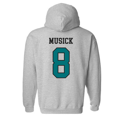 Coastal Carolina - NCAA Women's Volleyball : Kaylee Musick - Classic Fashion Shersey Hooded Sweatshirt-1