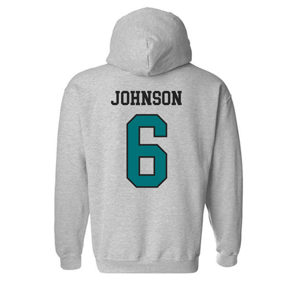 Coastal Carolina - NCAA Football : Krosse Johnson - Classic Fashion Shersey Hooded Sweatshirt-1