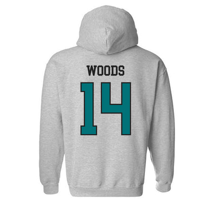 Coastal Carolina - NCAA Football : Myles Woods - Classic Fashion Shersey Hooded Sweatshirt-1