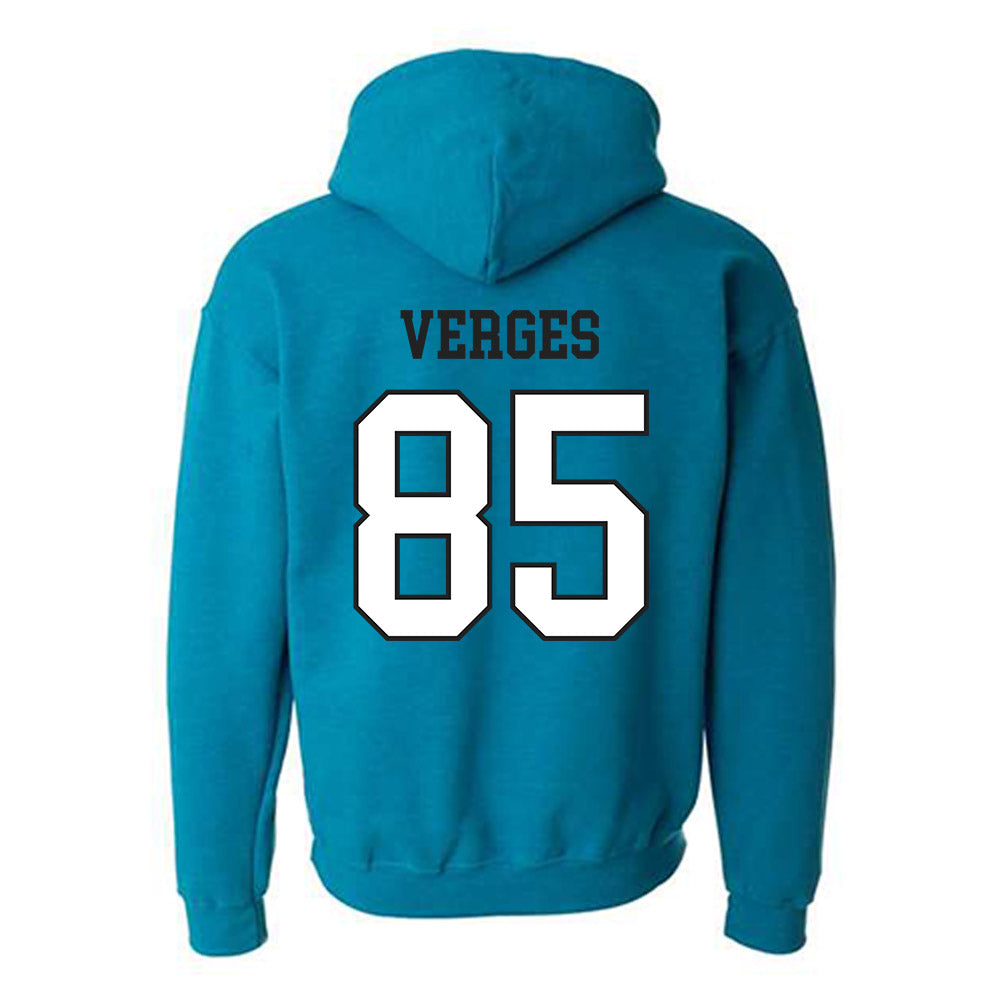Coastal Carolina - NCAA Football : Ben Verges - Classic Fashion Shersey Hooded Sweatshirt-1
