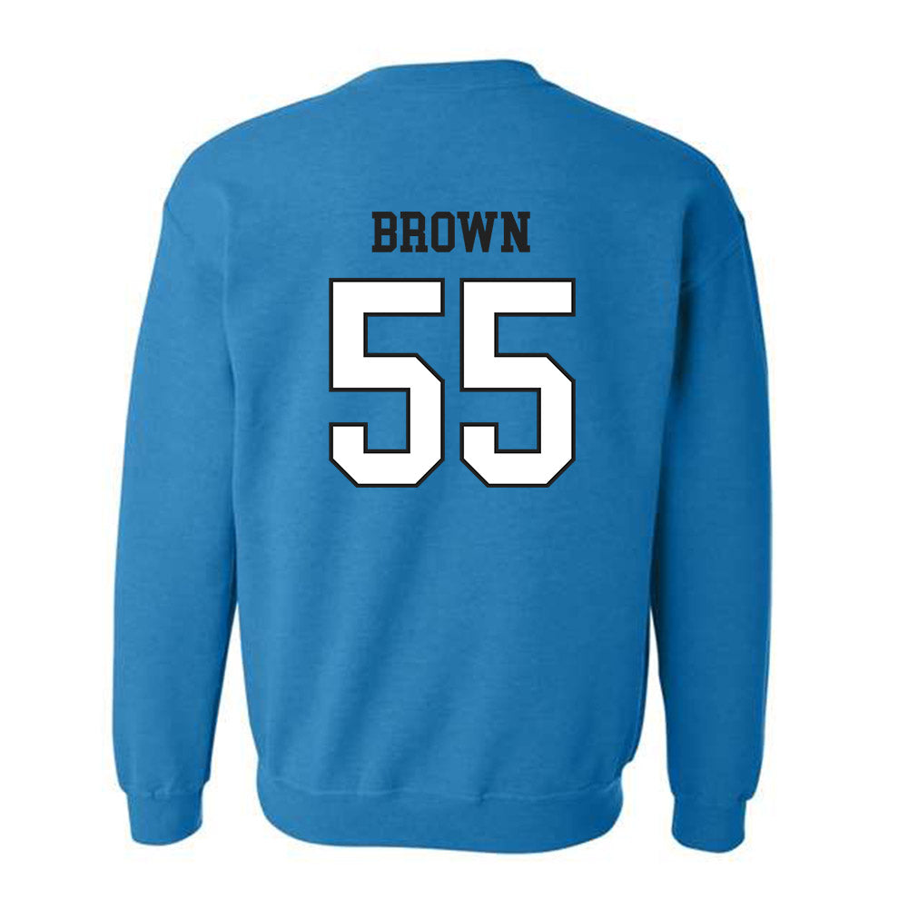 Coastal Carolina - NCAA Football : Tray Brown - Classic Fashion Shersey Crewneck Sweatshirt-1