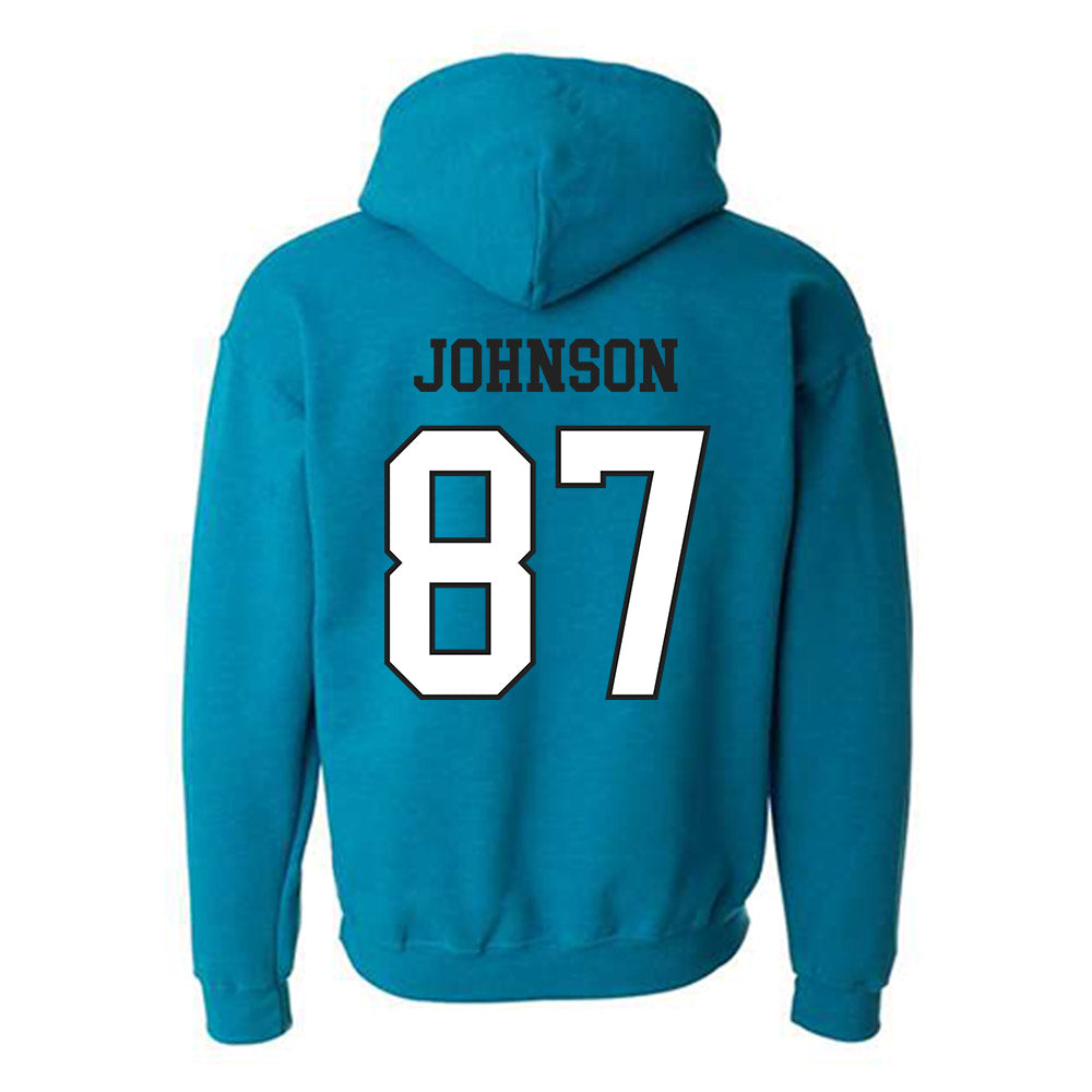 Coastal Carolina - NCAA Football : Jayden Johnson - Classic Fashion Shersey Hooded Sweatshirt-1