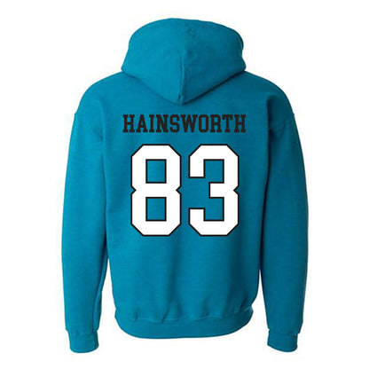 Coastal Carolina - NCAA Football : Kd Hainsworth - Classic Fashion Shersey Hooded Sweatshirt-1