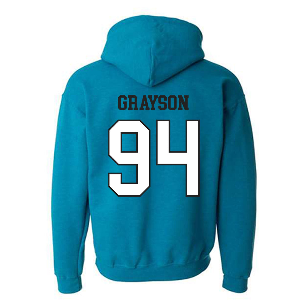 Coastal Carolina - NCAA Football : Donovan Grayson - Classic Fashion Shersey Hooded Sweatshirt-1