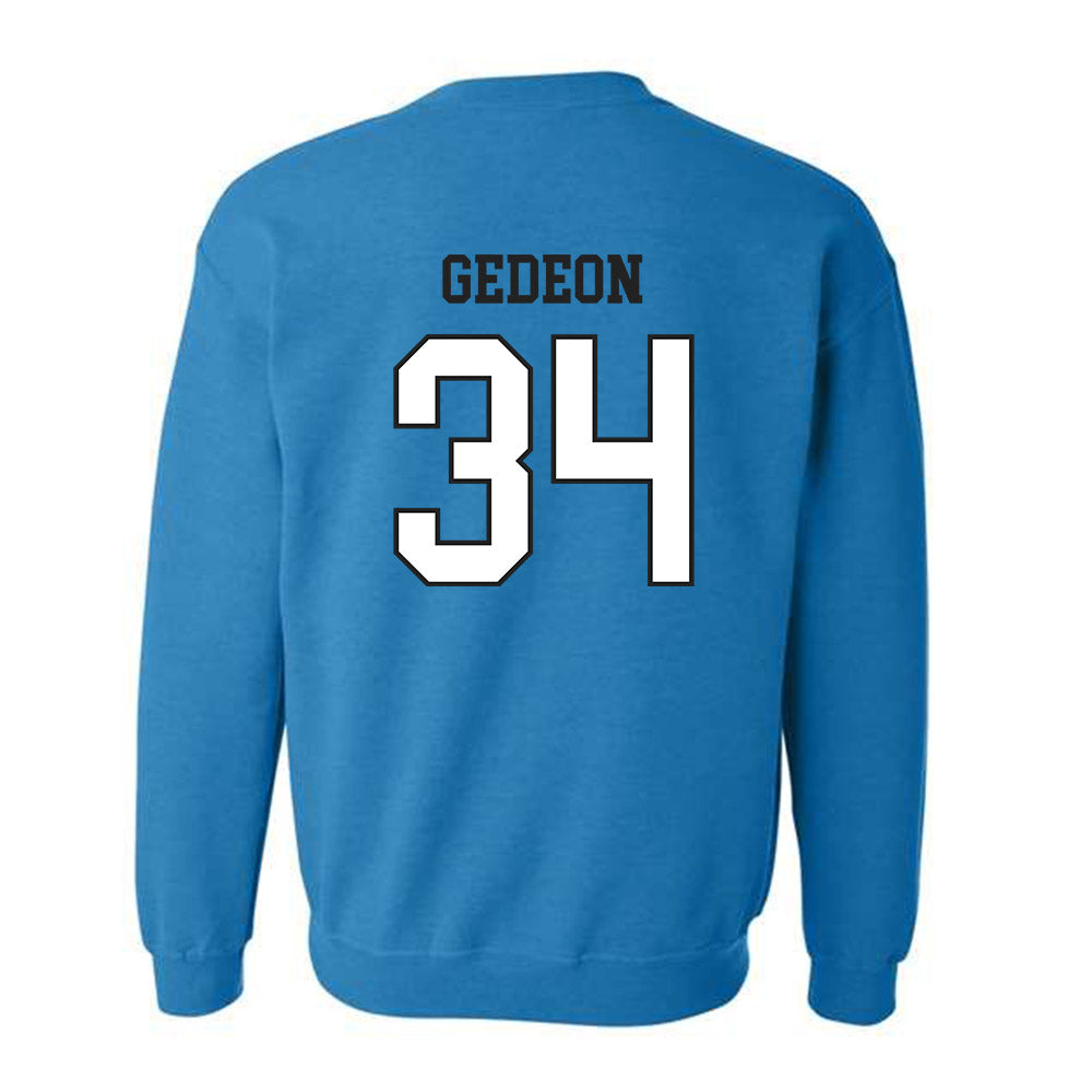 Coastal Carolina - NCAA Football : Wyatt Gedeon - Classic Fashion Shersey Crewneck Sweatshirt-1