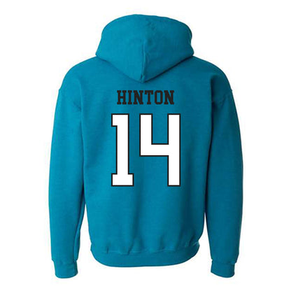 Coastal Carolina - NCAA Football : Colton Hinton - Classic Fashion Shersey Hooded Sweatshirt-1