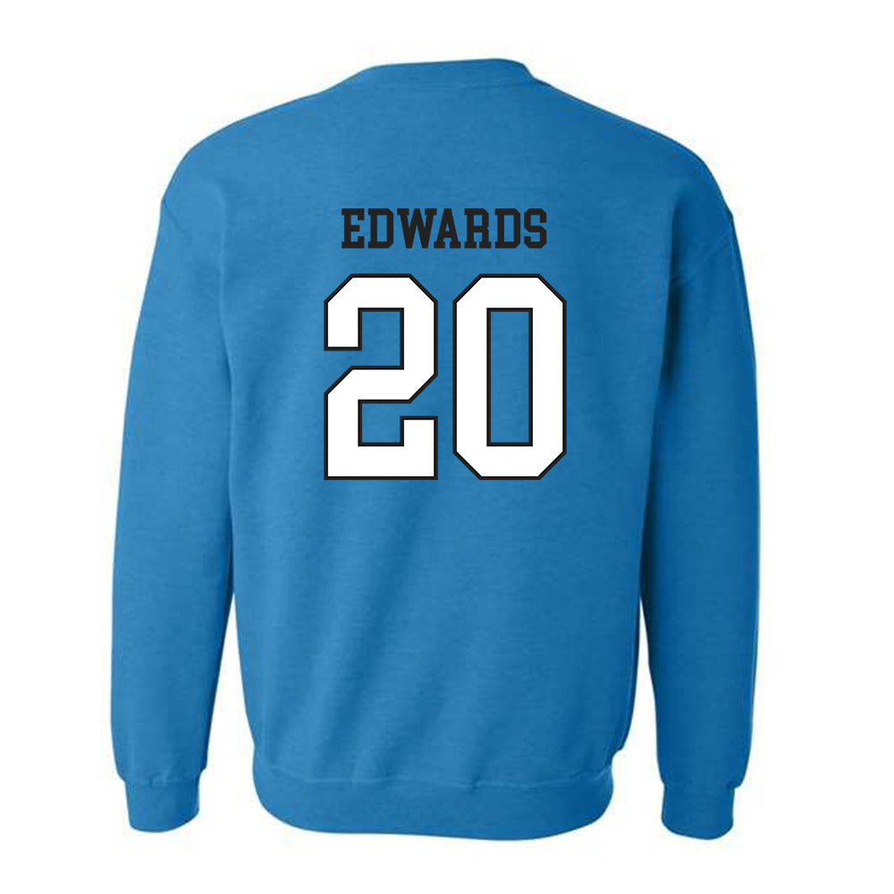 Coastal Carolina - NCAA Football : Jevon Edwards - Classic Fashion Shersey Crewneck Sweatshirt-1