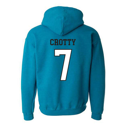 Coastal Carolina - NCAA Women's Soccer : Leah Crotty - Classic Fashion Shersey Hooded Sweatshirt-1