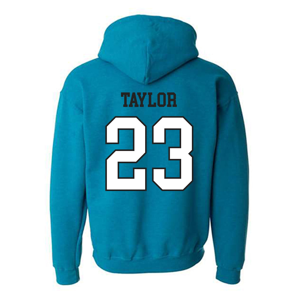 Coastal Carolina - NCAA Baseball : Jordan Taylor - Classic Fashion Shersey Hooded Sweatshirt-1