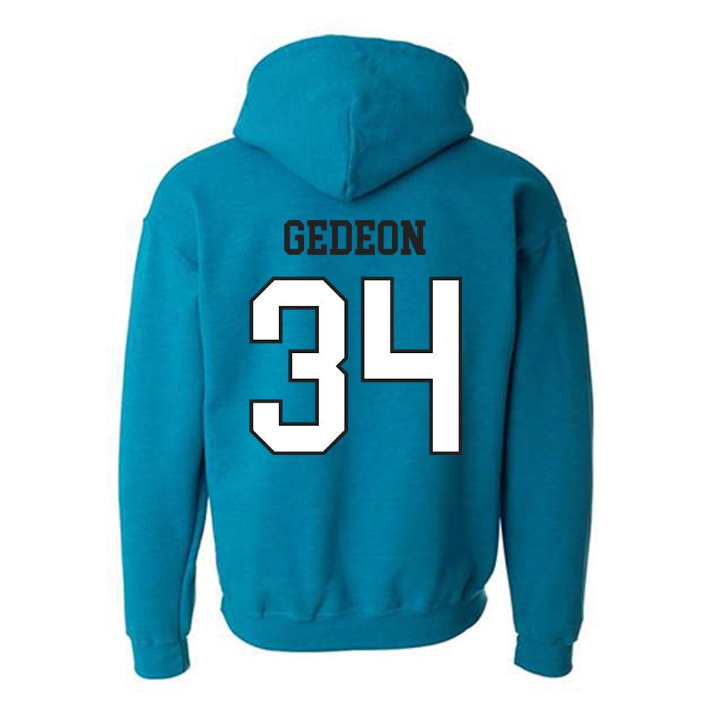 Coastal Carolina - NCAA Football : Wyatt Gedeon - Classic Fashion Shersey Hooded Sweatshirt-1