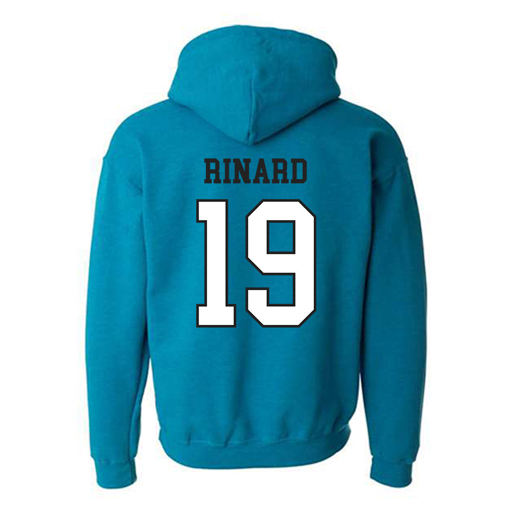 Coastal Carolina - NCAA Women's Volleyball : Anzley Rinard - Classic Fashion Shersey Hooded Sweatshirt-1
