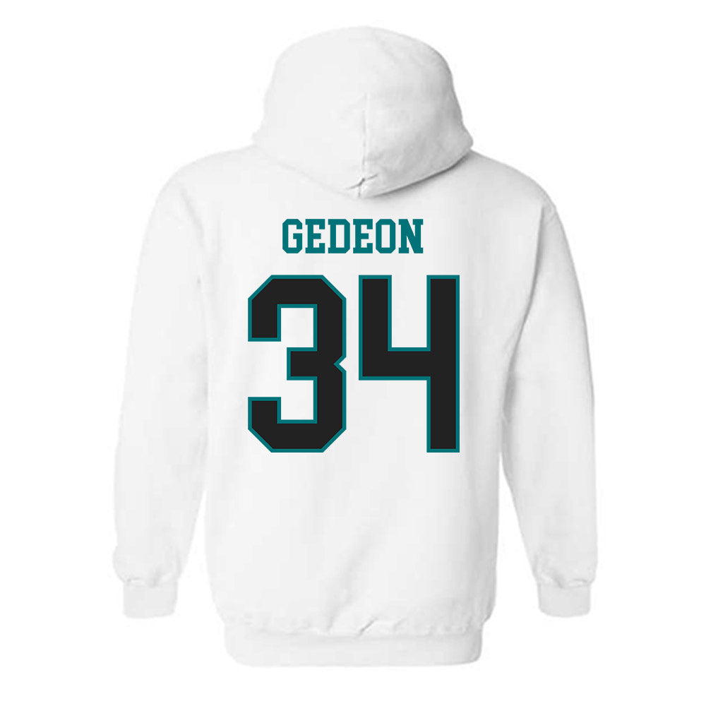 Coastal Carolina - NCAA Football : Wyatt Gedeon - Classic Fashion Shersey Hooded Sweatshirt-1