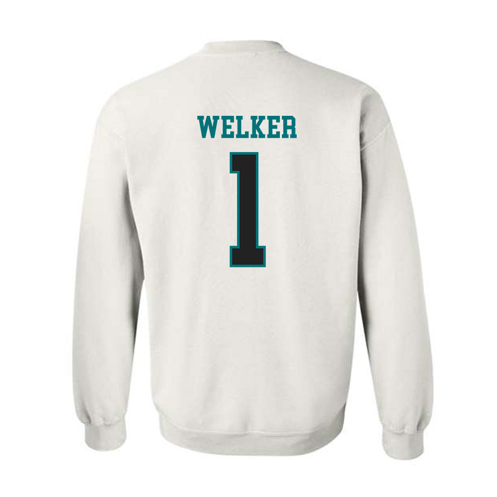 Coastal Carolina - NCAA Women's Volleyball : Hatteras Welker - Classic Fashion Shersey Crewneck Sweatshirt-1