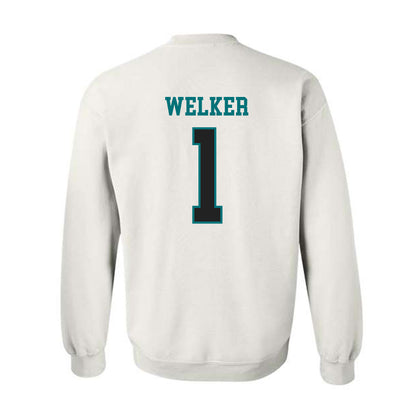 Coastal Carolina - NCAA Women's Volleyball : Hatteras Welker - Classic Fashion Shersey Crewneck Sweatshirt-1