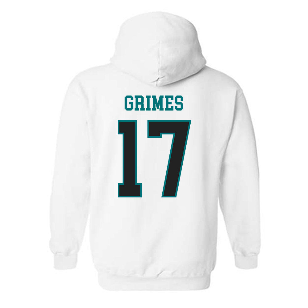 Coastal Carolina - NCAA Women's Basketball : Kinsea Grimes - Classic Fashion Shersey Hooded Sweatshirt-1